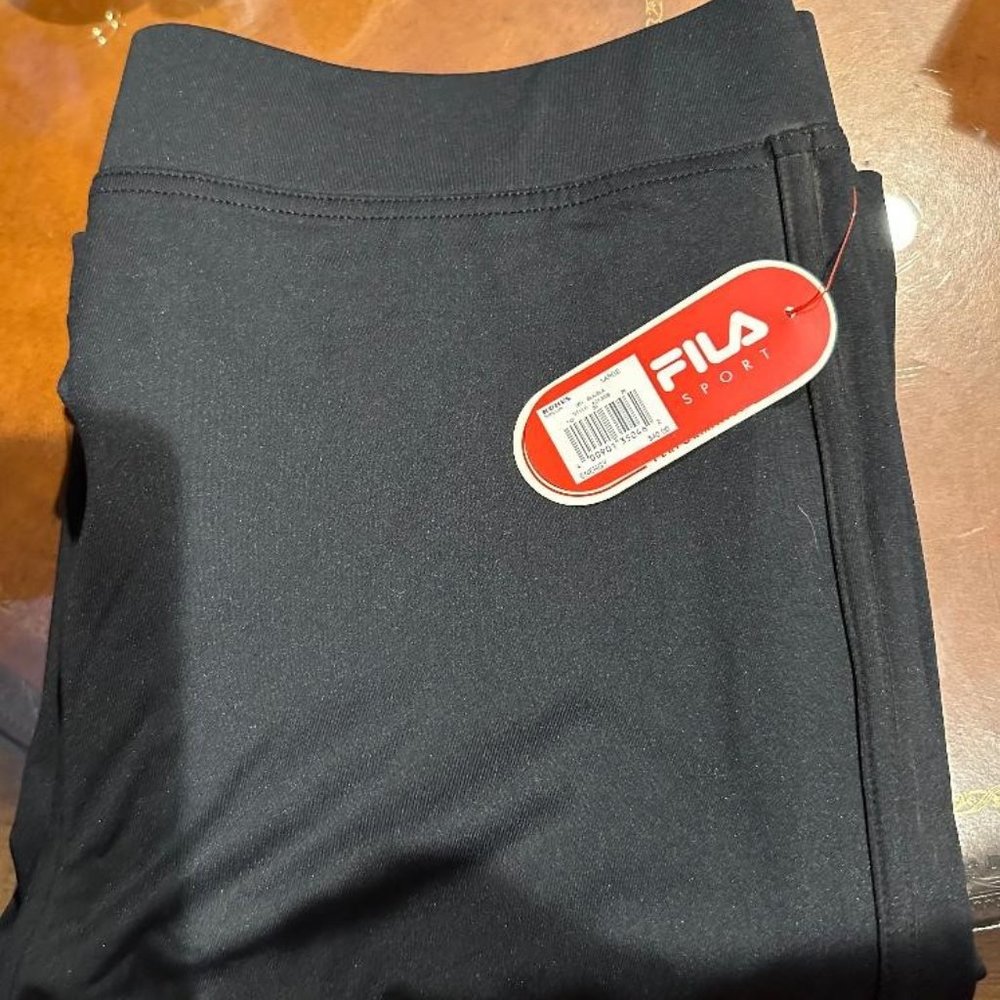 Women's Black Fila Endurance Bootcut Pant Size Large NWT